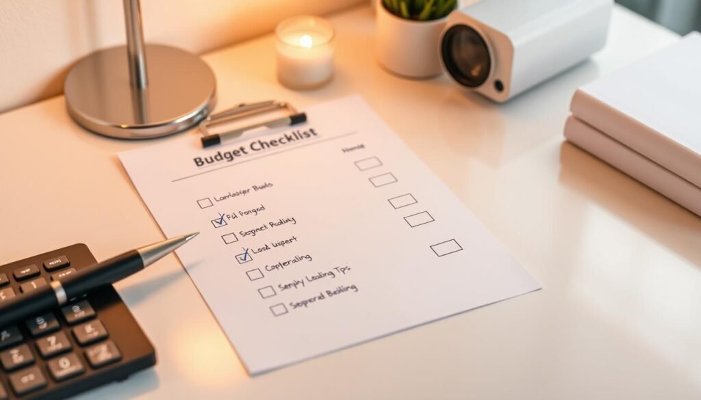 budget checklist budget checklist