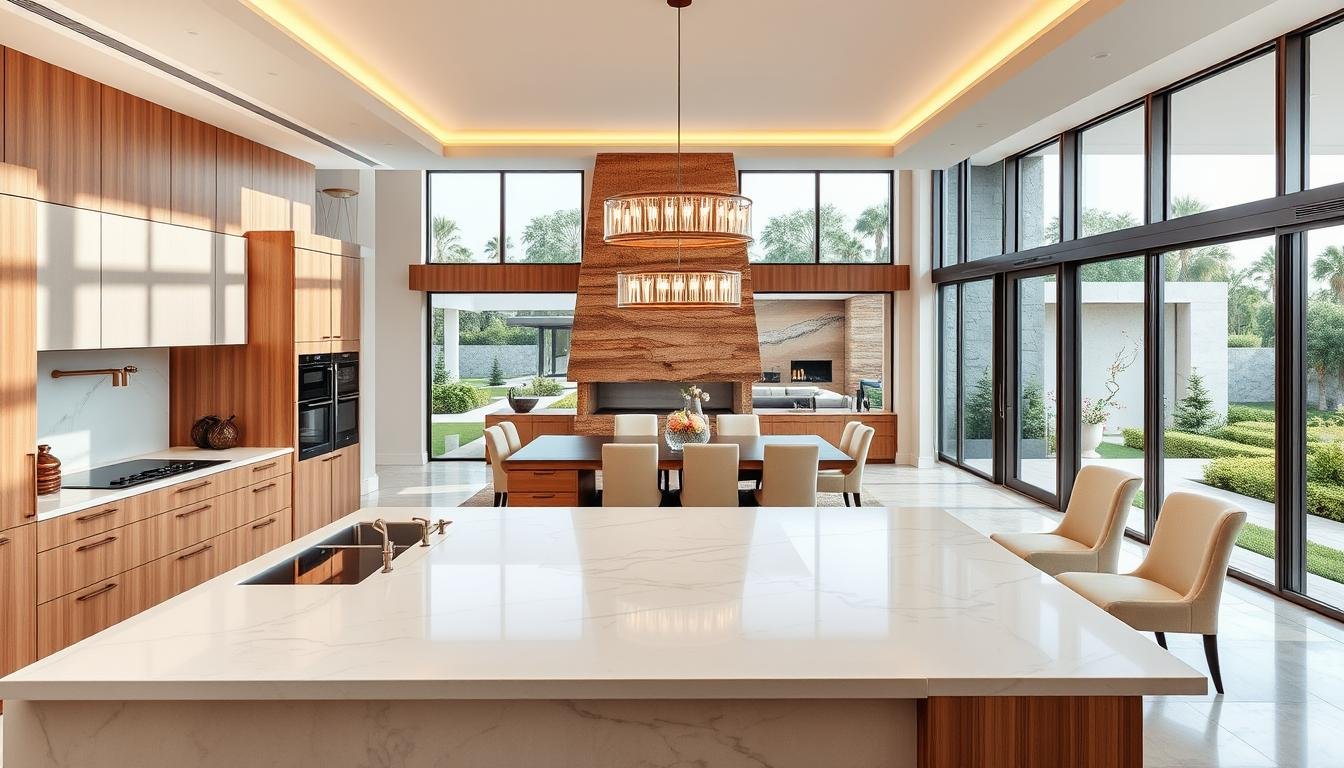 High-End Kitchen Design for Luxury Villas