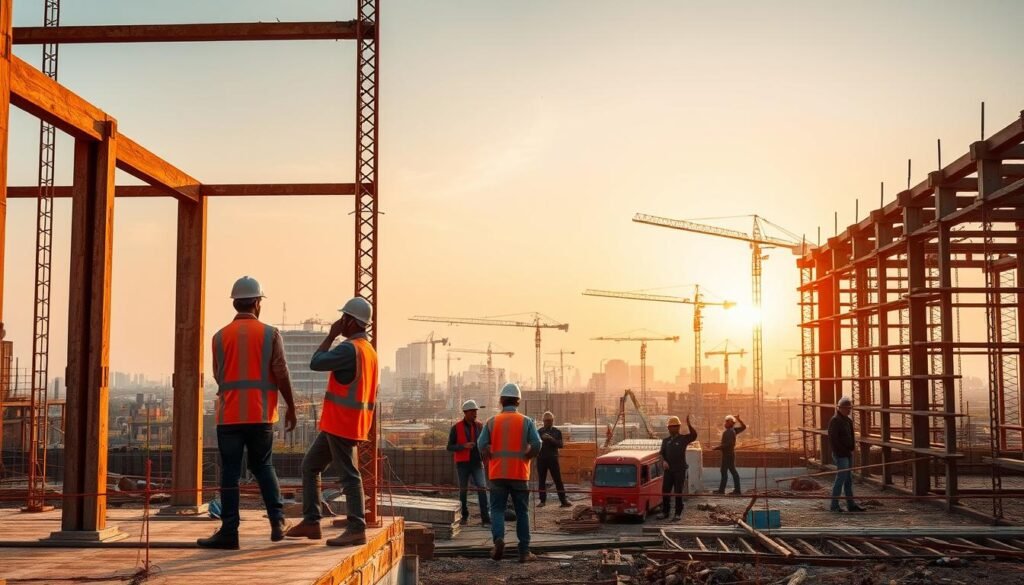 labour models construction