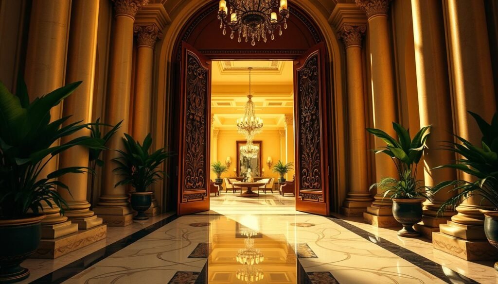 luxury villa entrance design