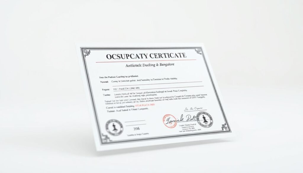 occupancy certificate