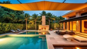 outdoor living space luxury villa