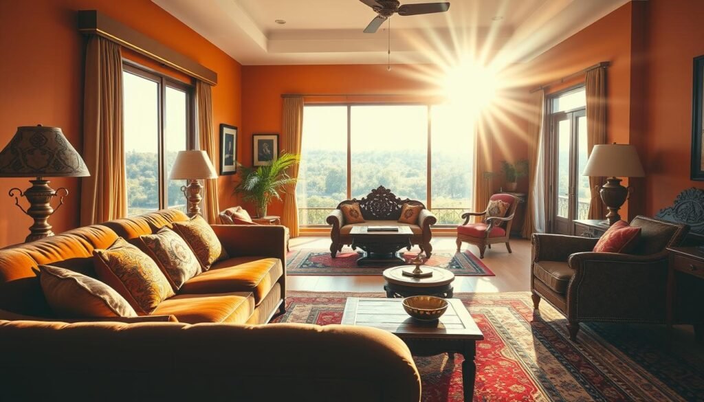 traditional indian colors modern interior