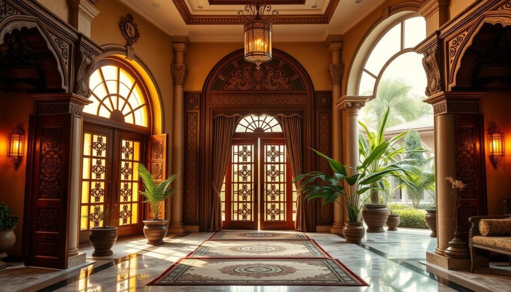 villa design materials